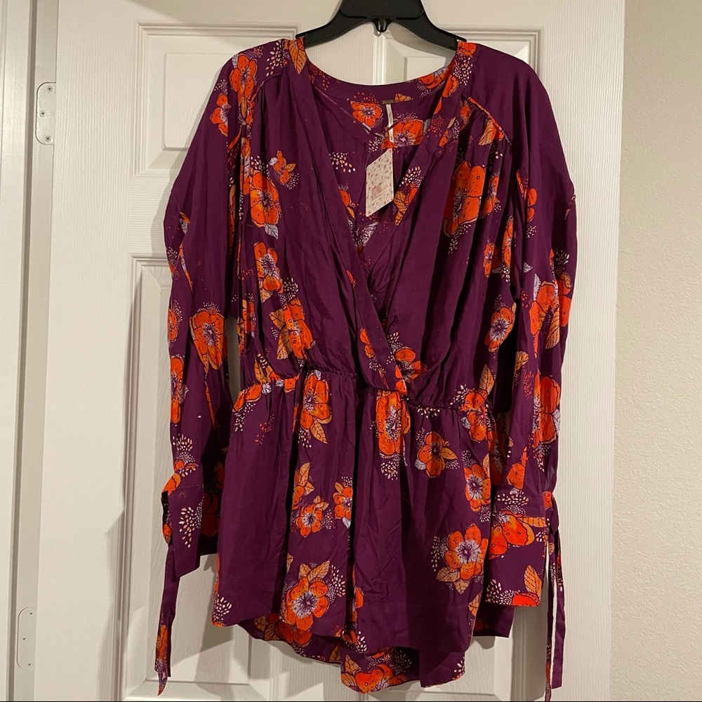 Free People Tuscan Dreams Printed Tunic